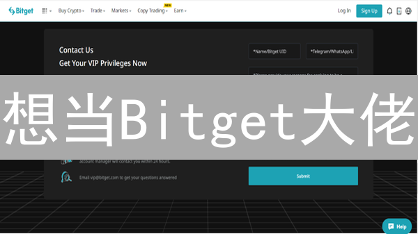 想当Bitget大佬？一文搞懂VIP会员福利，躺赢秘籍！