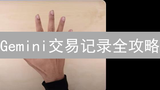Gemini交易记录全攻略：3分钟学会查看与导出，投资复盘必备！